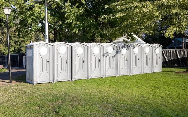 our team regularly cleans and services the special event portable restrooms to ensure they are clean and hygienic throughout the event